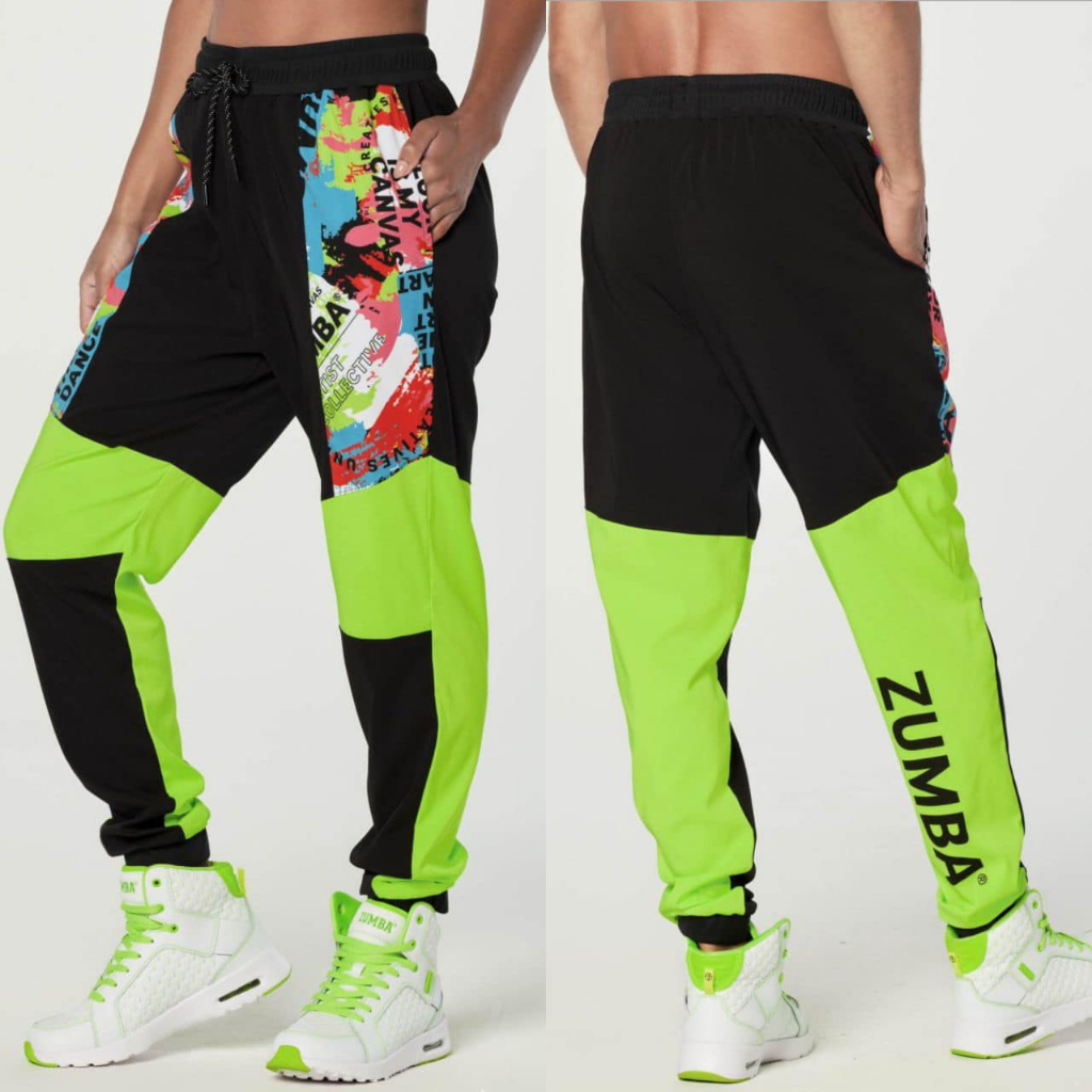 New Arrived Zumba Since 2001 Jogger Pants Bold Black 0036 Shopee Philippines