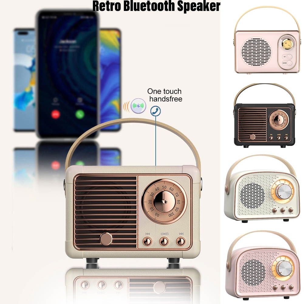 Mini Bluetooth-compatible Speaker Stereo Bass Home Travel USB  Rechargeable Computer Laptop Auxiliary Music