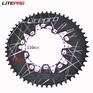 Plateau Litepro BCD130 – 45/47/53/56/58T – Vélo Pliant – Aluminium – Neuf