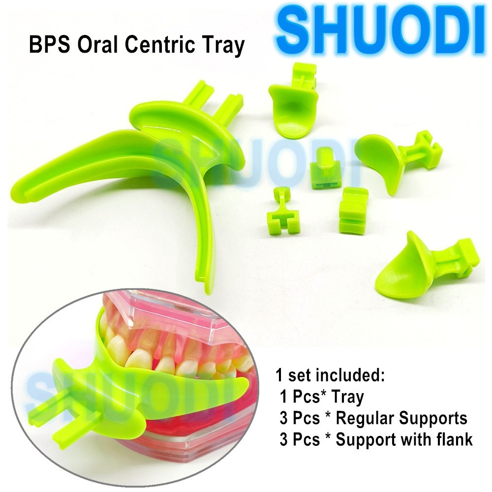 7pcs/set BPS Autoclavable Oral Centric Tray Set Dental Impression Trays ...