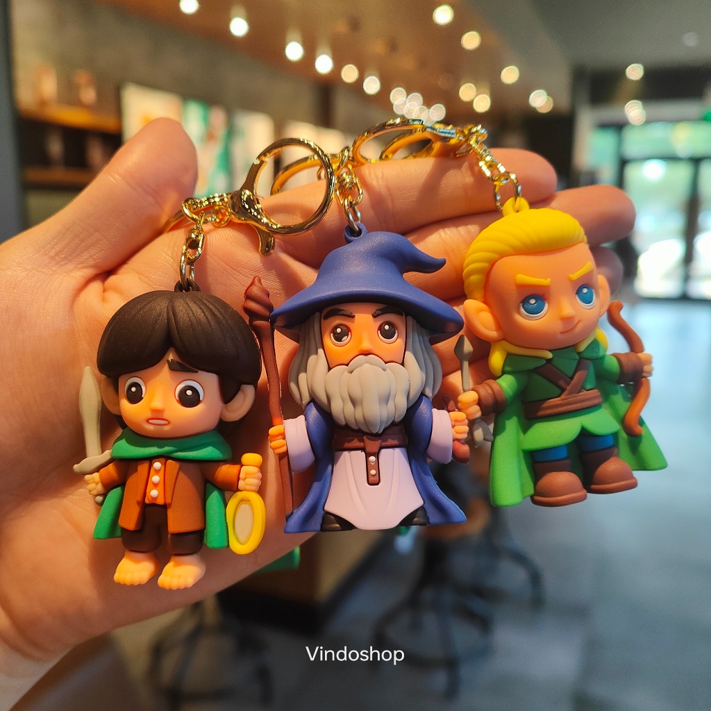 Movie Lord of the Rings Doll Keychain Creative Character Backpack ...
