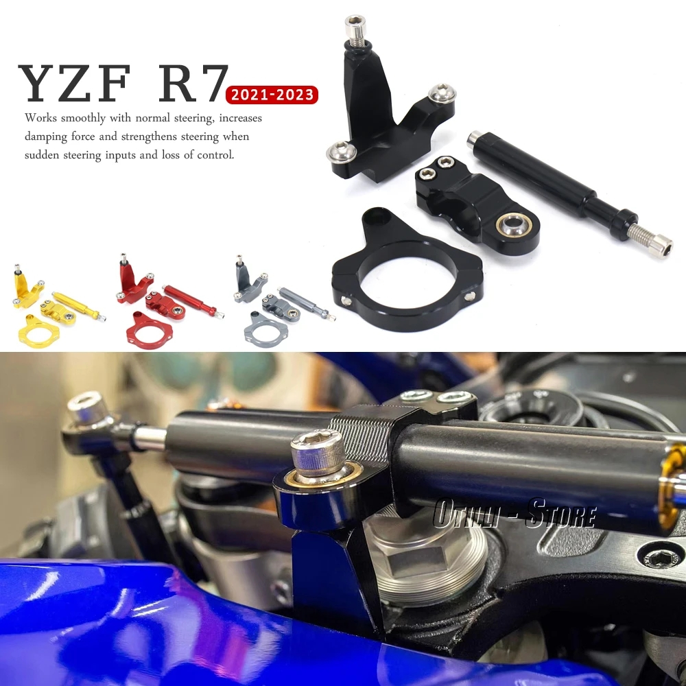 YZF R7 Steering Stabilize Damper Bracket Mount Motorcycle For Yamaha