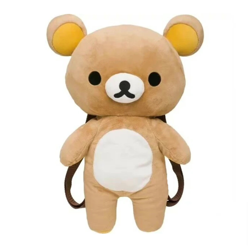 Rilakkuma Plush Bag Backpack Anime Bear Boby Kawaii Cute Bags for Women