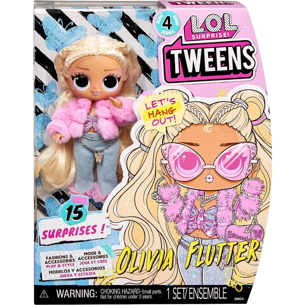 LOL Surprise OMG L.O.L Surprise O.M.G. Tweens Series 4 Fashion Doll Olivia Flutter with 15 Surprises and Fabulous Accessories Shopee Philippines