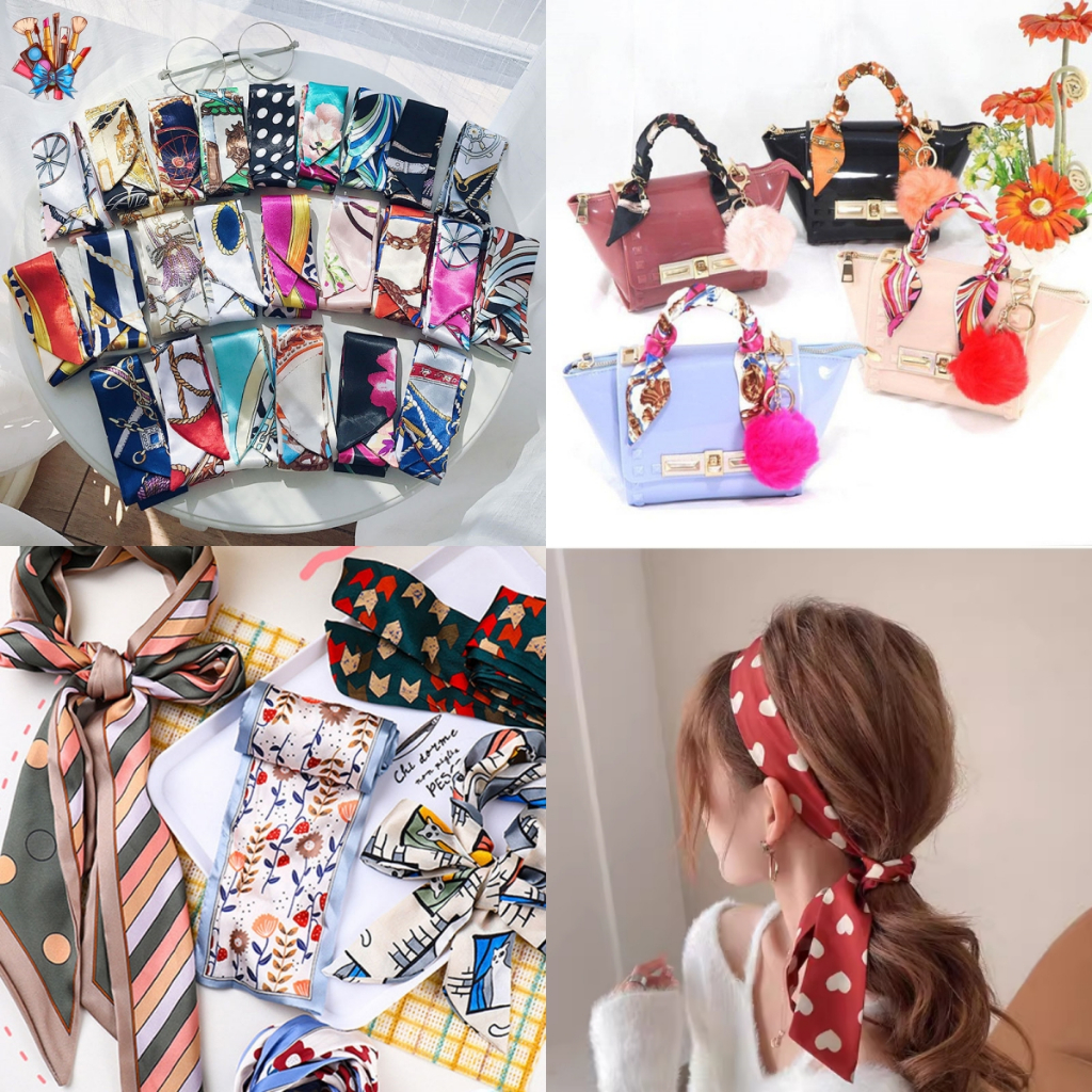 Korean Style Twilly Scarf Decoration Bag Charm Bag Handle Decoration