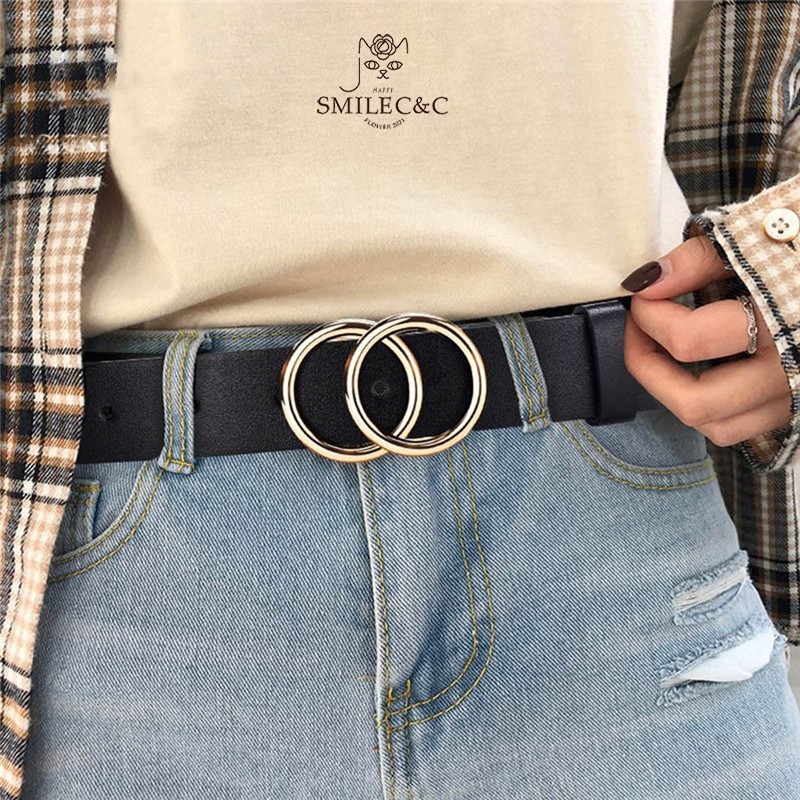 SmileFairyCC 【COD Ready Stock】Women's Leather Belt Fashion