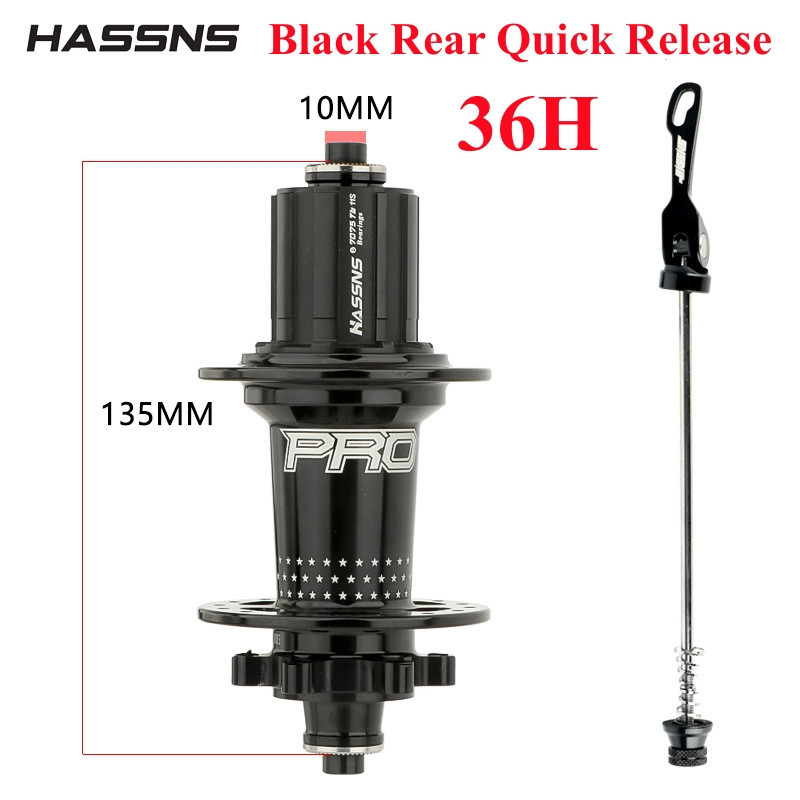 HASSNS PRO7 Mtb Hub 32 Holes Bearing Mountain Bike Freehub Rear Hub 32H