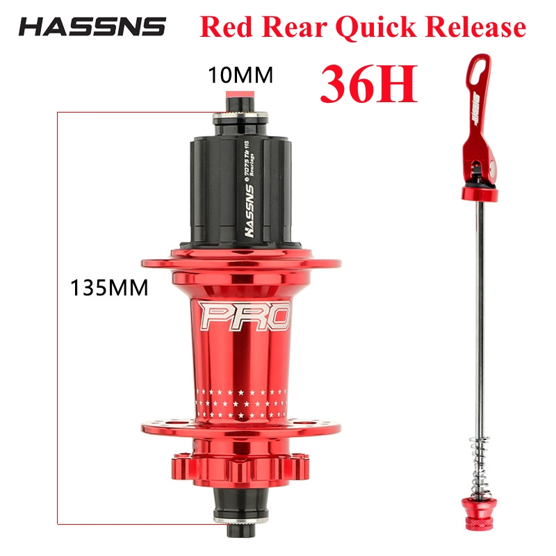 HASSNS PRO7 Mtb Hub 32 Holes Bearing Mountain Bike Freehub Rear Hub 32H