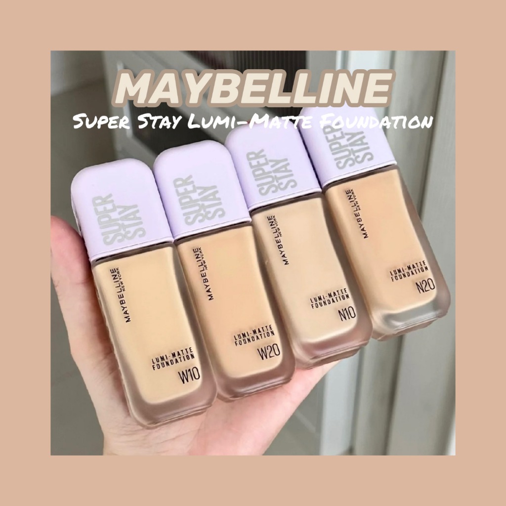 MAYBELLINE Super Stay LumiMatte Foundation Shopee Philippines