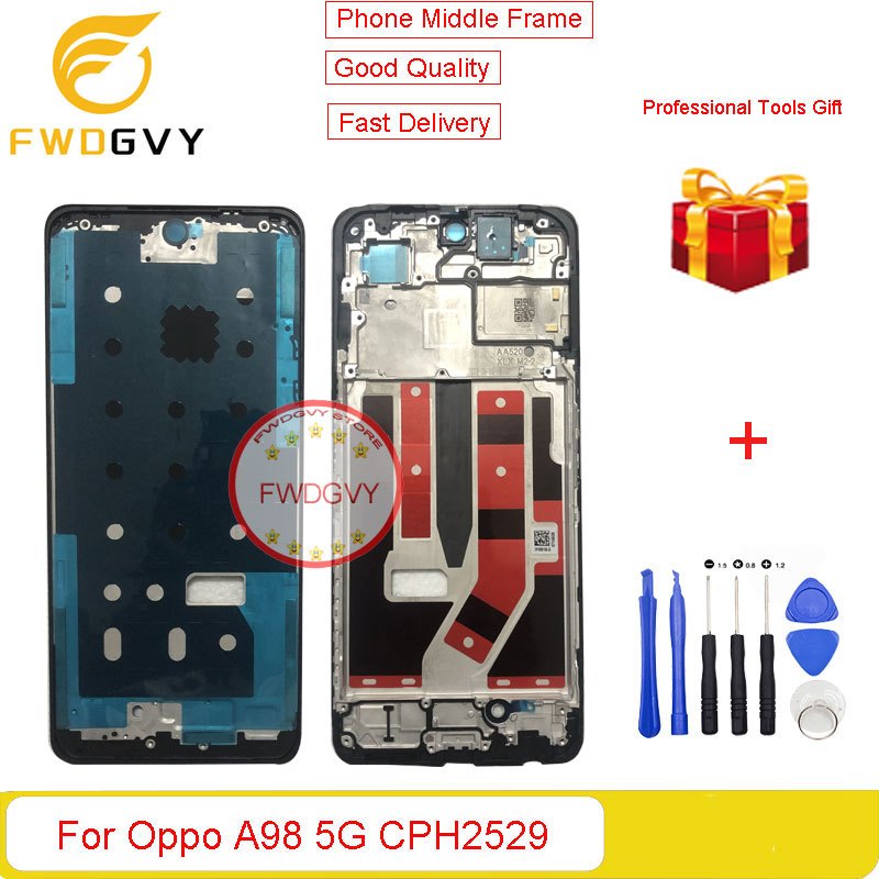 For Oppo A98 5G CPH2529 LCD Display Touch Screen Digitizer Assembly Black  Parts