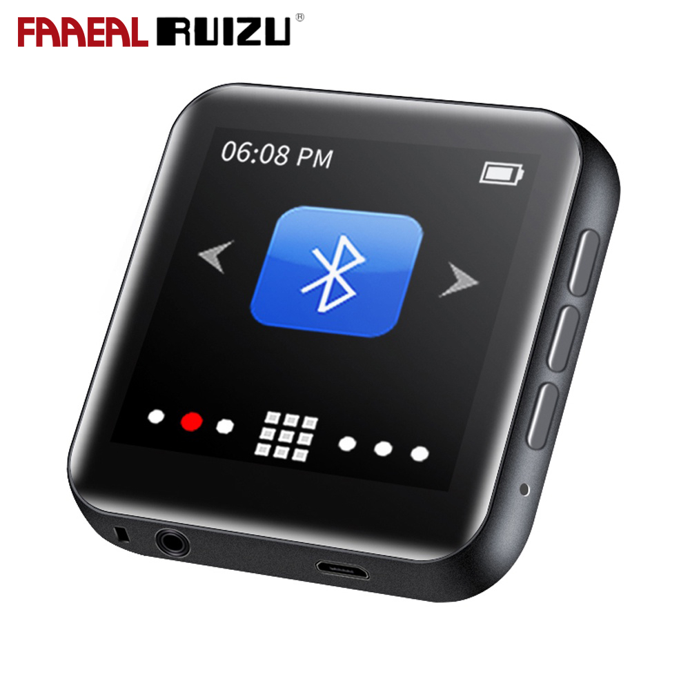 FAAEAL RUIZU M4 Bluetooth MP4 MP3 Player Touch Screen Music Player With ...
