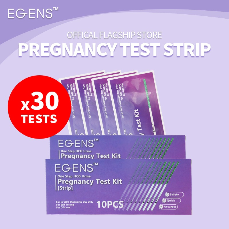 EGENS 30 tests one step urine pregnancy test strip easy to use at home