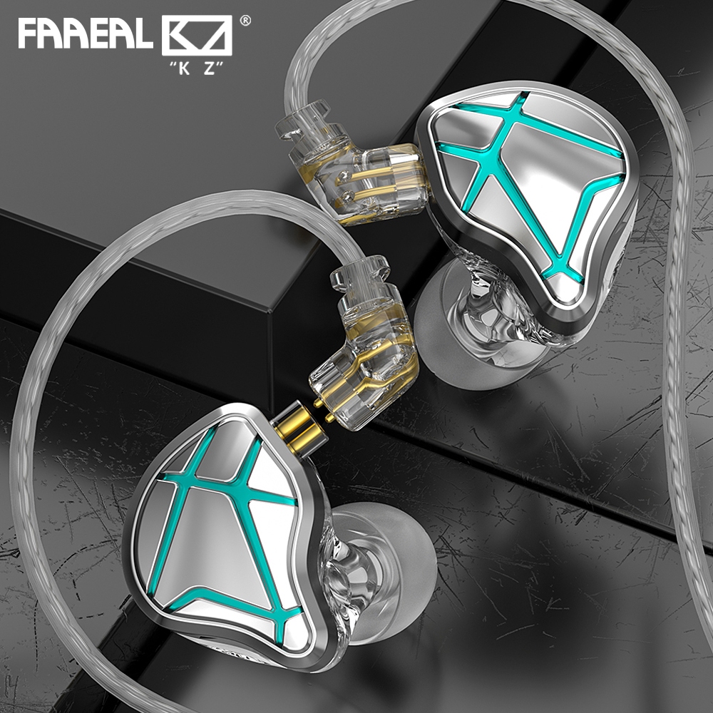 FAAEAL KZ ESX Special Edition Wired Earphones 12MM Huge Dynamic Bass ...