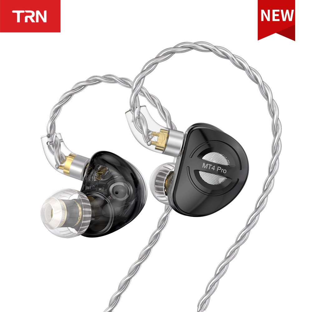 TRN MT4 PRO 2DD In Ear Earphone Bass High-Performance Dual Dynamic HiFi ...