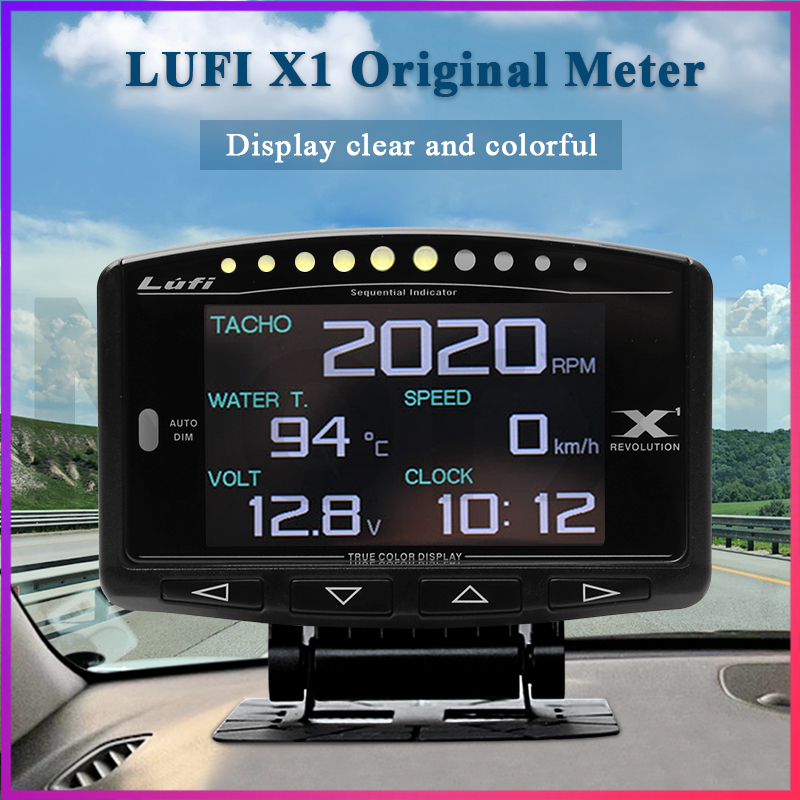 OBD2 Digital Display Lufi X1 Scan Gauge / Ultra Gauge – OBD2 Digital Dash Display & Fehlercode Leser Für Dein Auto Head Up Display Nachrüsten