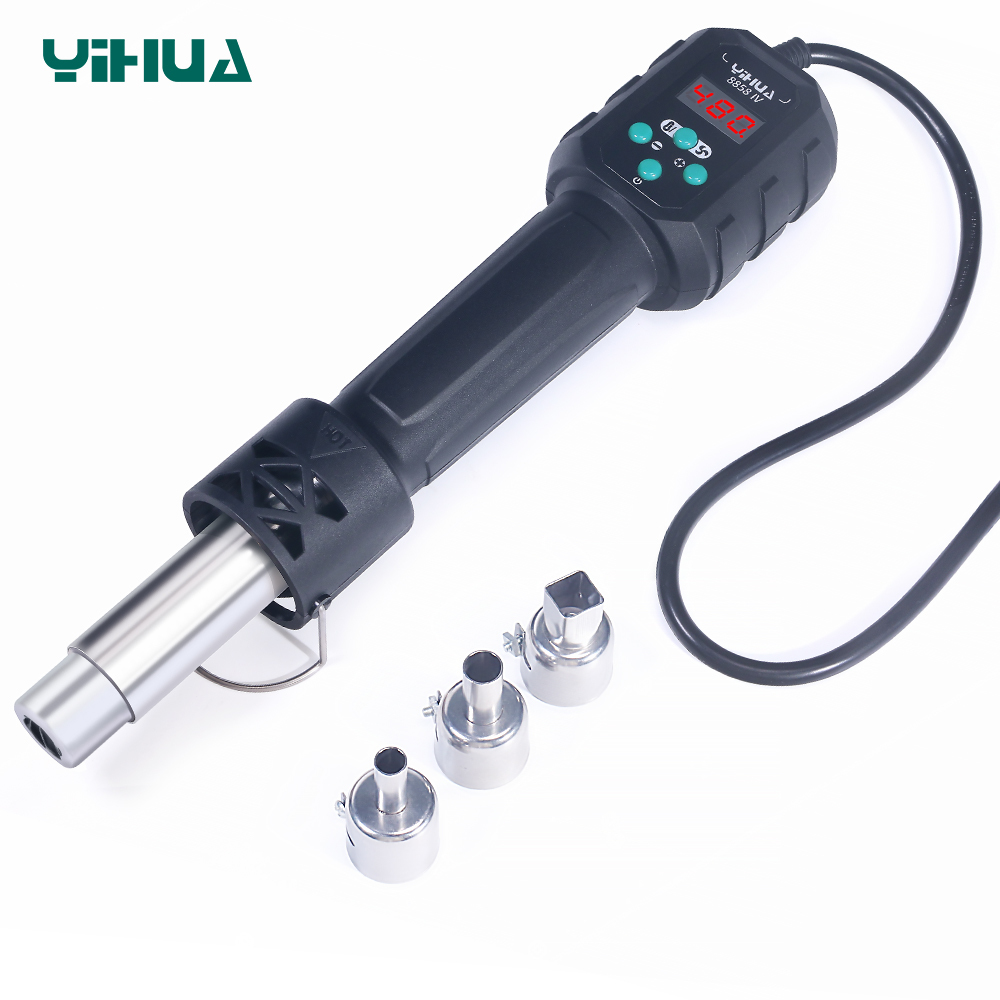 W Yihua Iv Hot Air Gun Soldering Station Min Heat Gun Blower Desoldering Rework Station