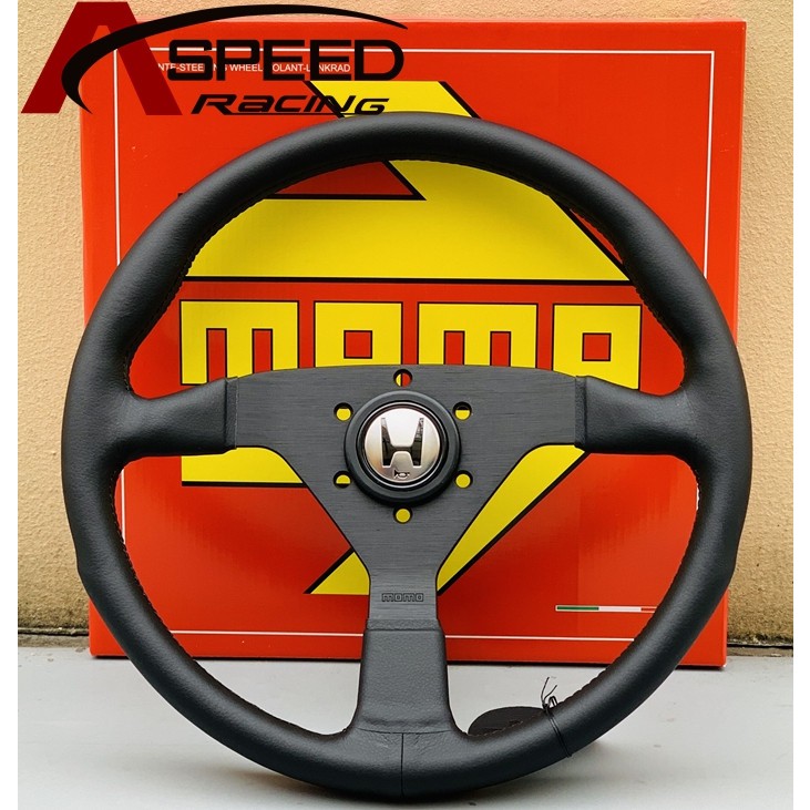 Honda Black H logo steering wheel v1 Italy style car racing drift sport