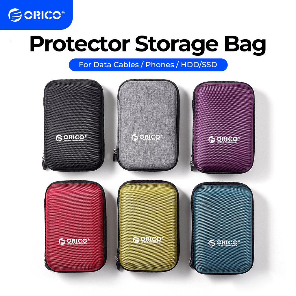 Orico 2.5 Inch HDD/SSD Hard Drive Case HDD Protector Storage Bag ...