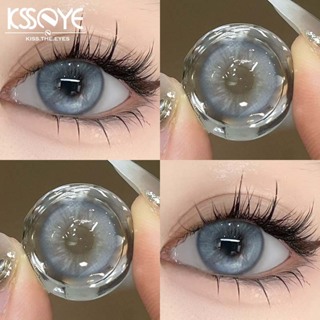 Cheap 2PCS/1Pair Comfortable Color Contact Lenses Blue Colored Eye Contacts  Soft Natural Contactlens Beautiful Pupils Contactlen