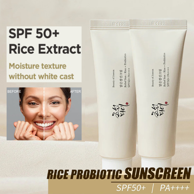 Beauty of Joseon Relief Sun Sunscreen Rice + Probiotics 50ml Shopee
