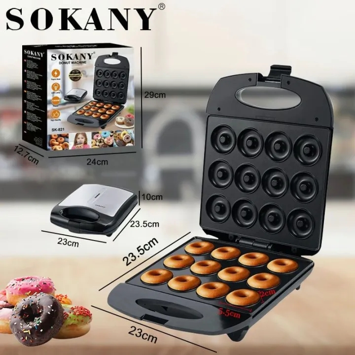 COD 12 hole mini Donut Maker Waffle Maker pancake maker Cake Maker