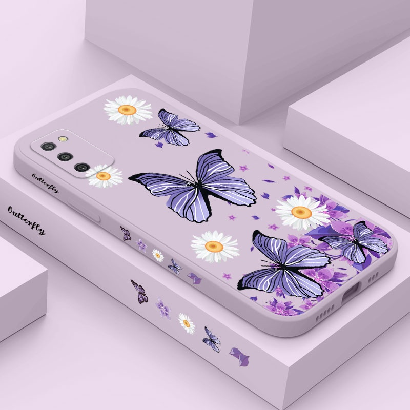 Purple Butterfly Phone Case For Samsung Galaxy A10 A10s A20 A20s A30 A30s Tpu Silicone A50 A50s 2385