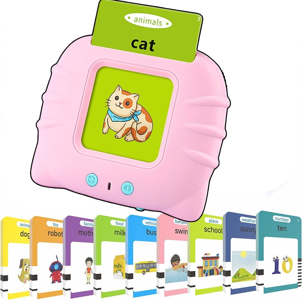 Early Learning 112 Cards Machine Flash Cards Reader Kids Educational 