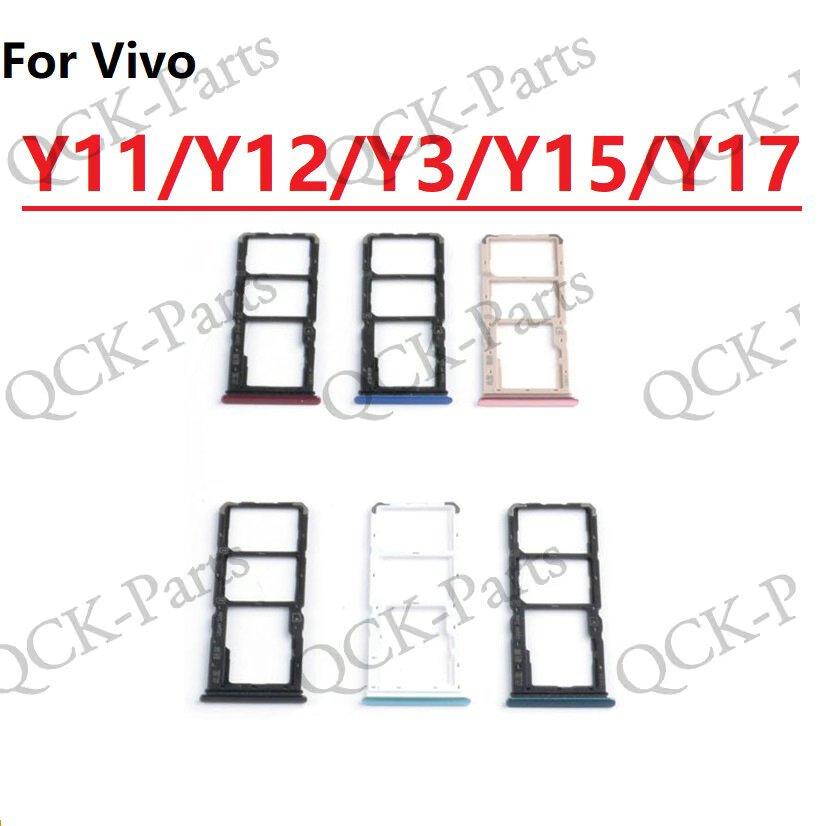 Sim Card Tray Holder Adapters For Vivo Y11 Y12 Y15 Y17 Y3 Y19 Y5S Sim ...