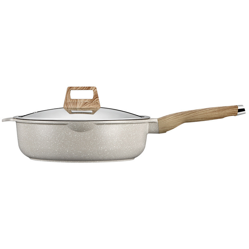 Nonstick Ceramic Sauté Pan 11-Inch, Non-toxic Deep Frying Pan Skillet ...