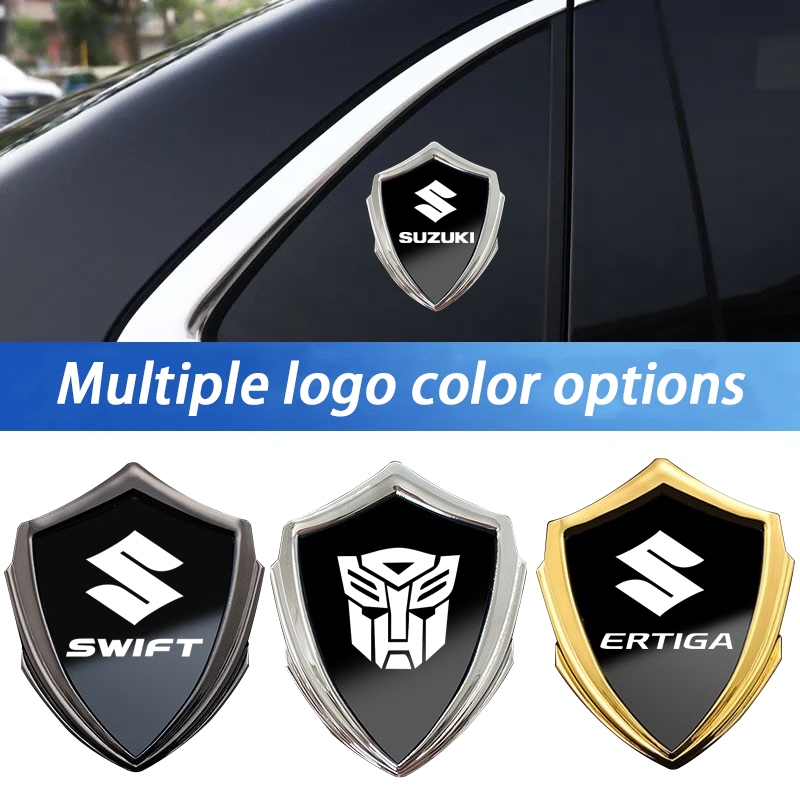 Suzuki car 3D modification metal window stickers Swift XL7 vitara Jimny ...