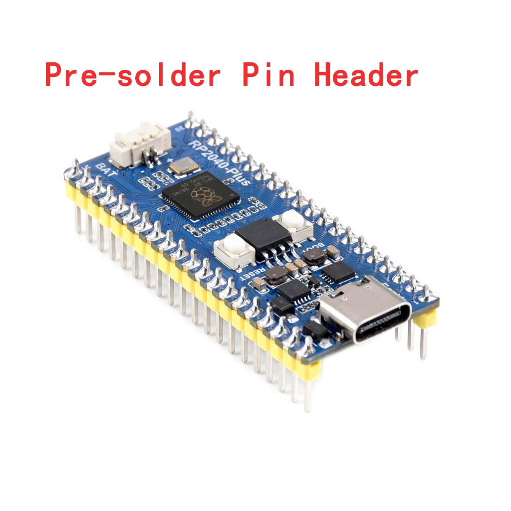 Type C Usb C Rp2040 Microcontroller With Pre Soldered Header Pins For Rpi Raspberry Pi Pico H 3522