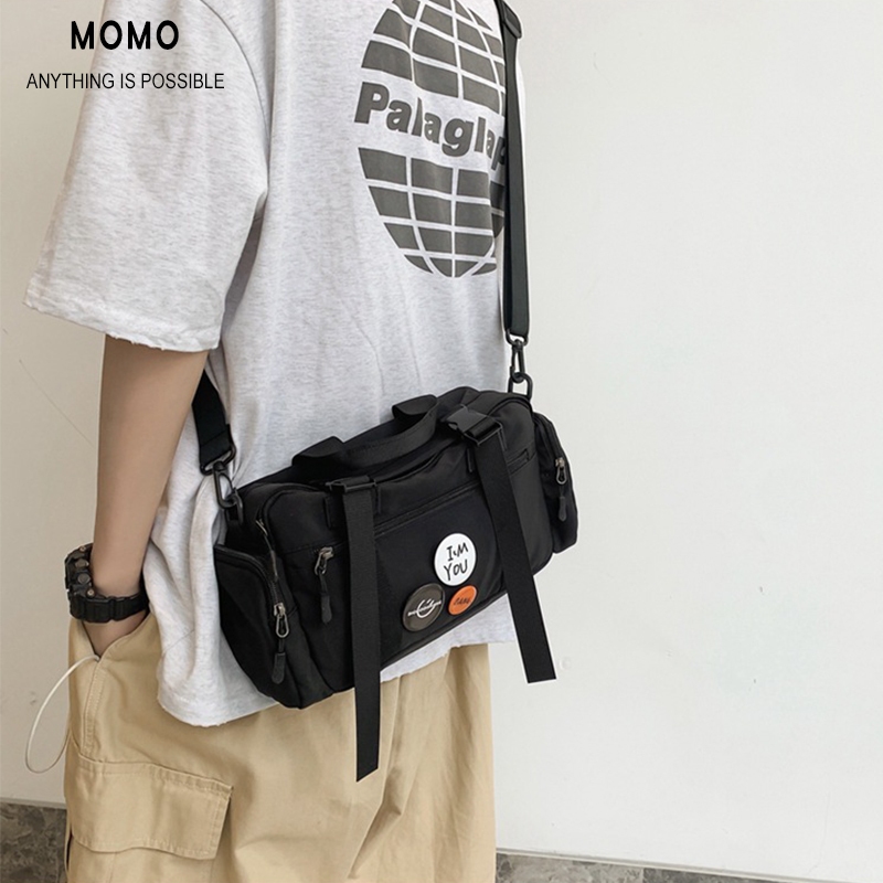 Korean shoulder bag Fashion Functional Multi-Pocket Postman Backpack ...
