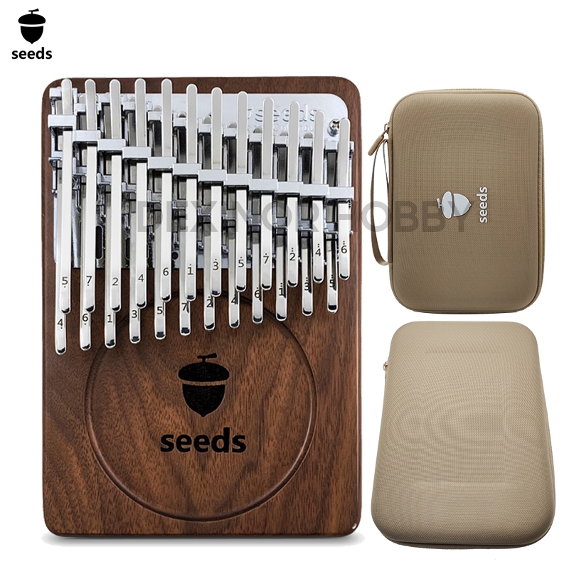 Seeds Kalimba 24 34 41Key Original Chromatic Thumb Piano Double Layer Black Walnut African Padauk Keyboard Mbira Pisces Musical Instruments Shopee Philippines