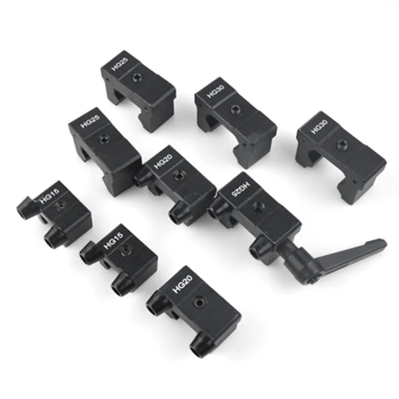 1pcs Locking linear linear guide rail slider limit block HGH/EG travel