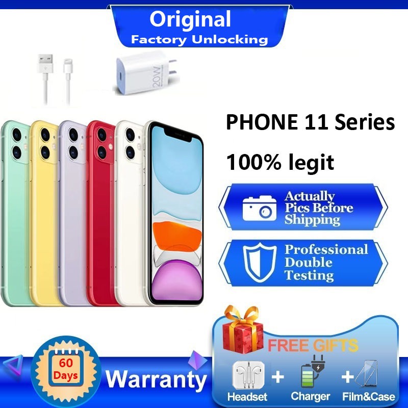 Phone 11 128GB/256GB cellphone smartphone usedphone 100BH Legit