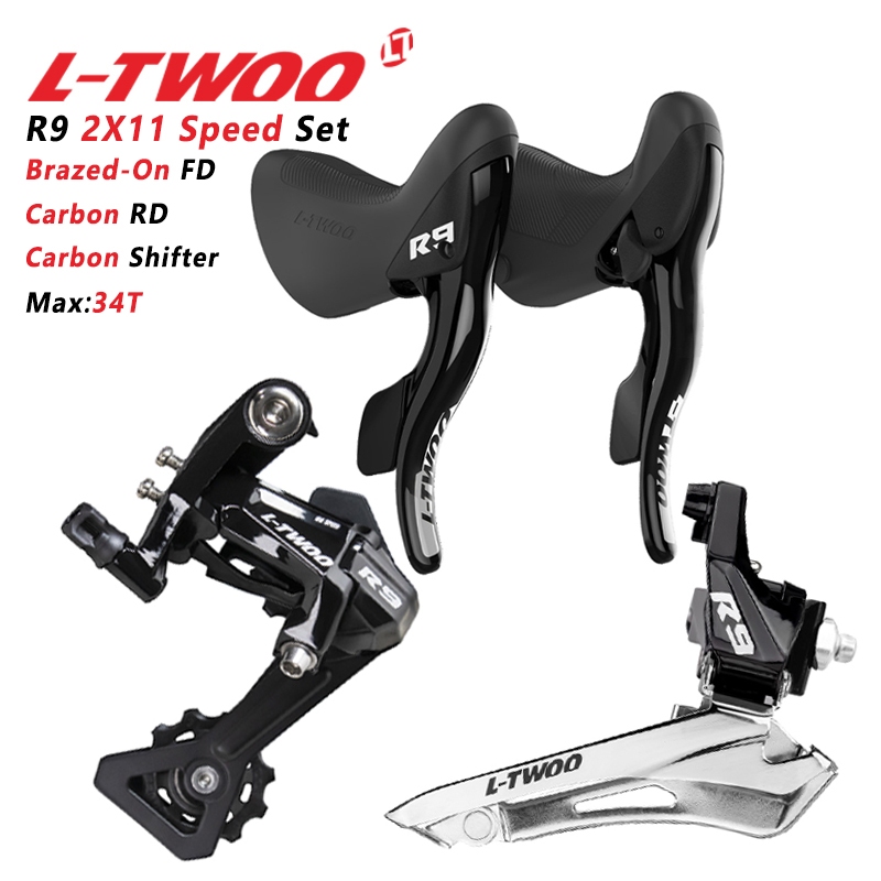 LTWOO R9 2x11 Speed 22s Carbon Shifter Rear Derailleurs FD