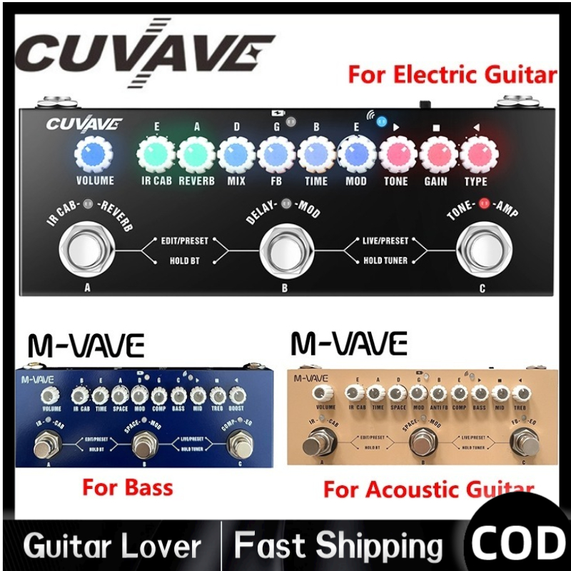 [Lowest] M-VAVE / CUVAVE CUBE BABY Bass Effect Pedal Portable Electric ...