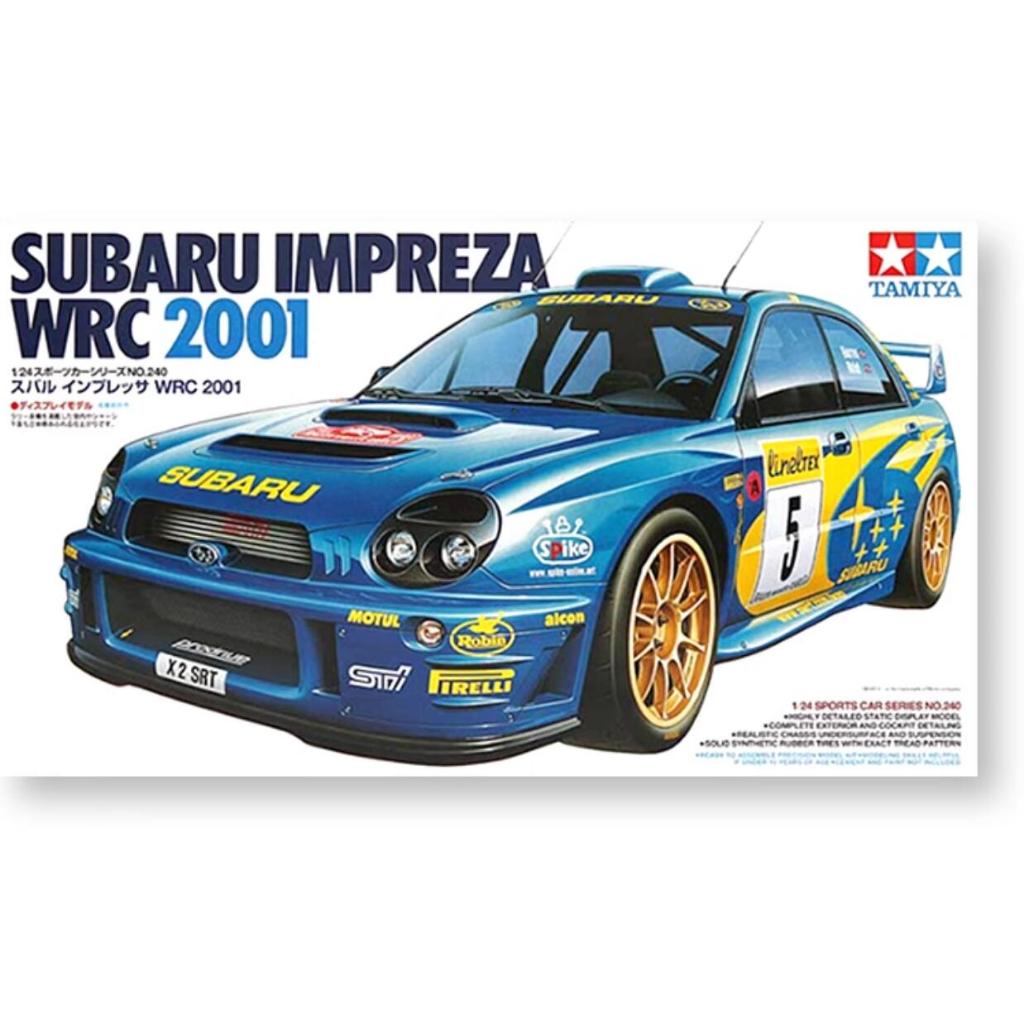 Tamiya 24240 1/24 Scale Model Rally Car Kit Subaru Impreza WRC 2001 GDB