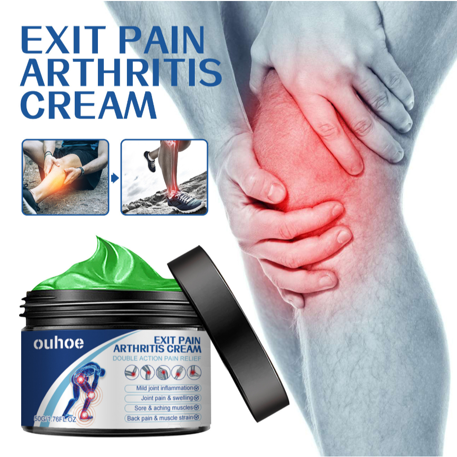OUHOE Exit Pain Arthritis Cream Arthritis Treatment Cream Soothing Tenosynovitis Anti Joint