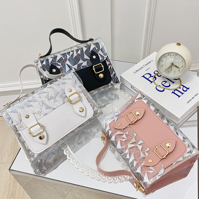Transparent sling bag online shopee