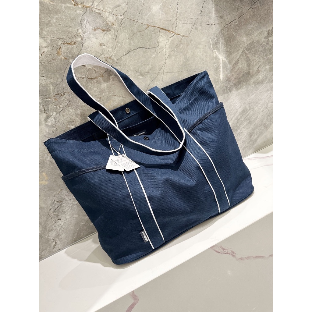 Lululemon Daily Multi Pocket Canvas Tote Bag 20L 4Color Shopee Philippines
