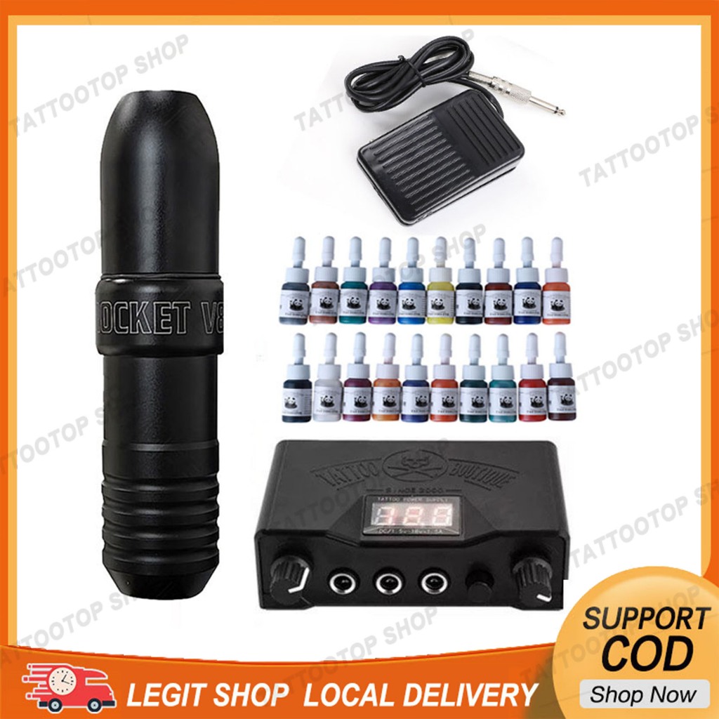 Professional Rocket V8 Tattoo Pen RCA Interface Electric Tattoo Pen ...