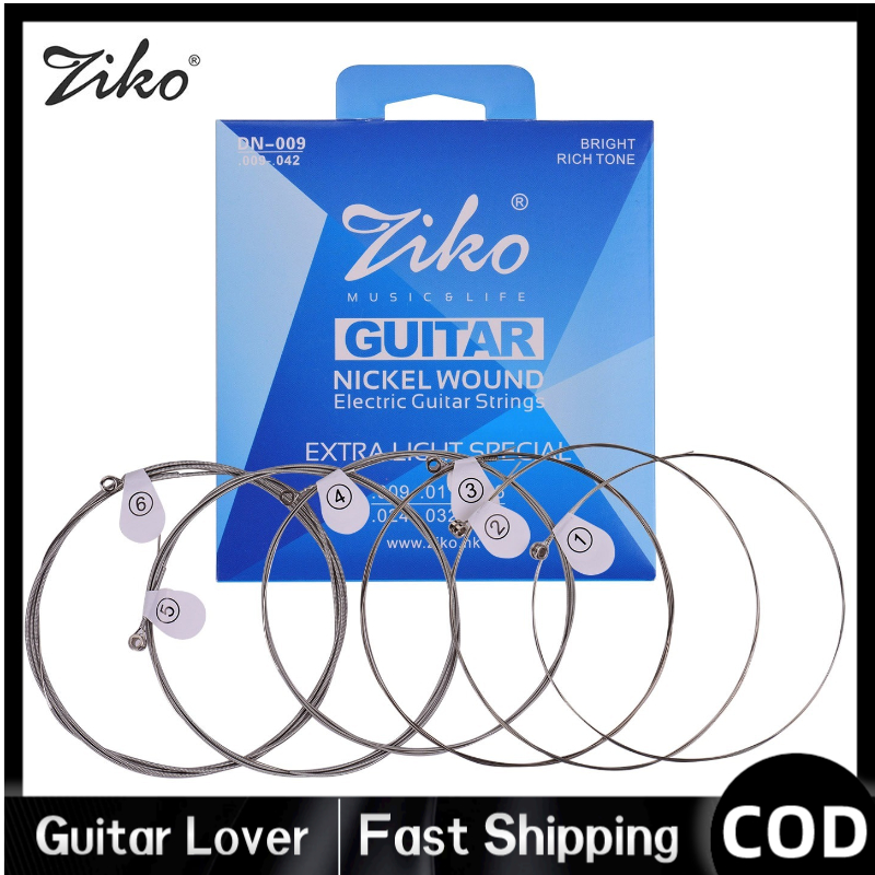 [READY] ZIKO DN009 Guitar Strings for Electric Guitars Hexagonal Core