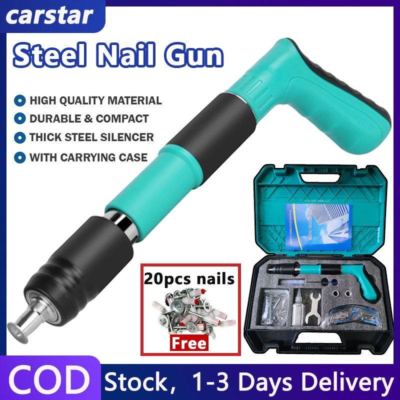 5 Gears Nail Gun Manual Steel Nail Gun For Concrete Rivet Tool Steel