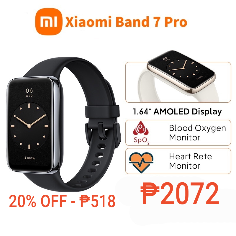 Xiaomi Smart Band 7 Pro Smart Bracelet AMOLED 1.64 Screen NFC GPS Blood  Oxygen