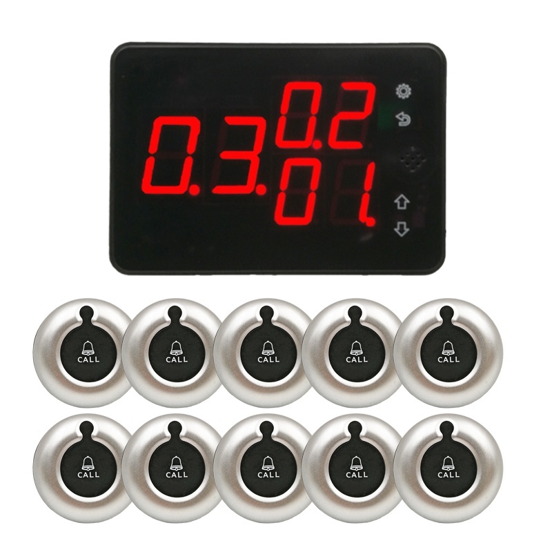 Order Call Restaurant Calling System Panel Receiver with Waiter Calling ...