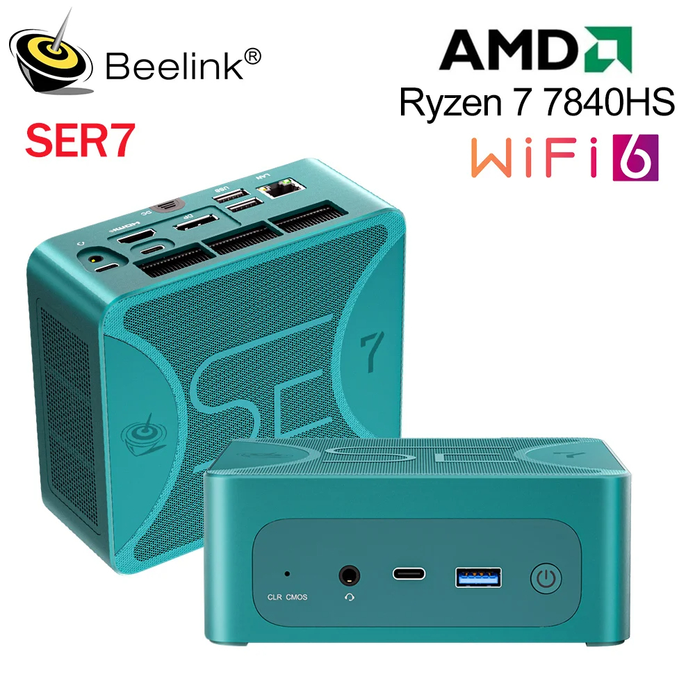 Beelink Mini PC Ryzen7 SER7 7840HS/ SER6 Max 7735HS Up to 65W Radeon