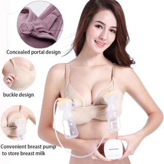 Ready Stock】Nursing Bra Breathable Breastfeeding Bra Seamless Maternity  Underwear For Pregnancy Women Anti-drooping Push Up