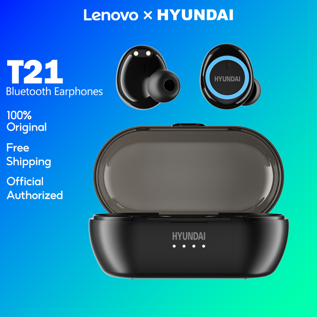 Lenovo X Hyundai HYT21 Bluetooth Earphone TWS Headset Earbuds Earphone