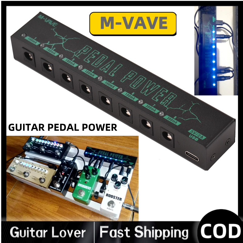 [COD] MVAVE GUITAR PEDAL POWER Guitar Effector Power Supply 8 Isolated